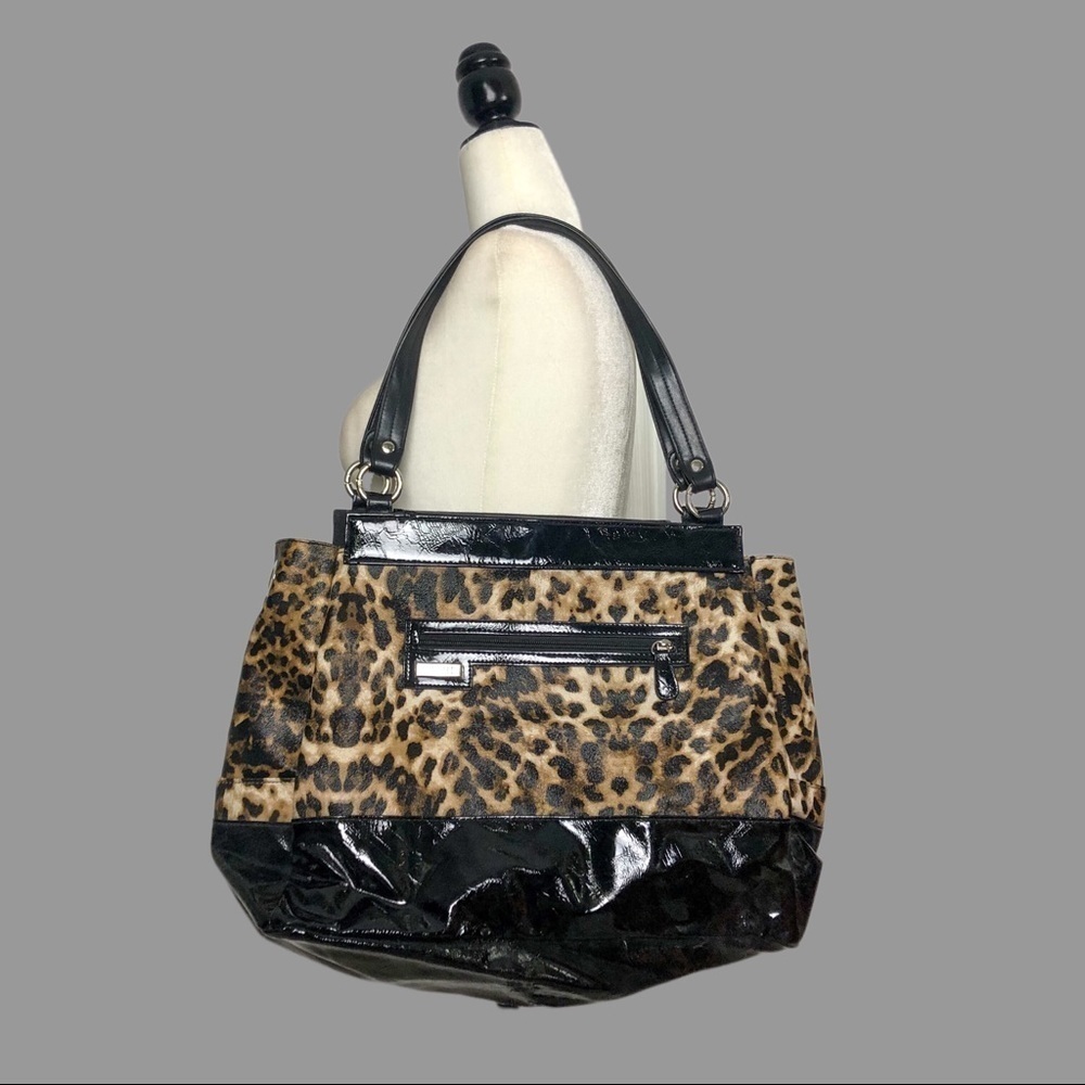 ❤️ 2 in 1 ❤️ Miche Prima Bag Leopard Print Donna Shell and Base Transfer